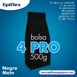 Bolsa 4 Pro en Colores Mate 500g Negro